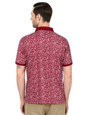 red printed t-shirt - 16551554 - Standard Image - 3