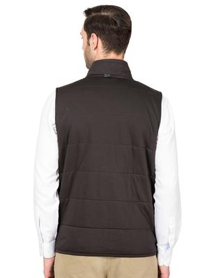 brown solid casual jacket - 16551656 - Standard Image - 3