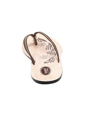unistar brown slippers flip flops - 16551882 - Standard Image - 3