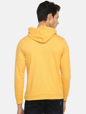 yellow typographic chest print sweatshirt - 16552015 - Standard Image - 3