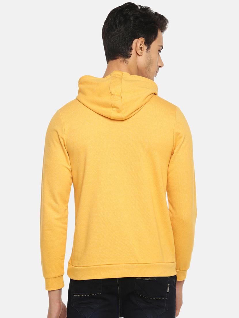 yellow typographic chest print sweatshirt - 16552015 - Zoom Image - 3