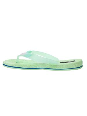 sapatos green rubber slippers flip flops - 16552427 - Standard Image - 3