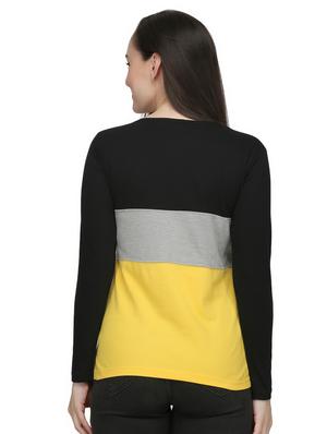 color block long sleeved tee - 16552562 - Standard Image - 3