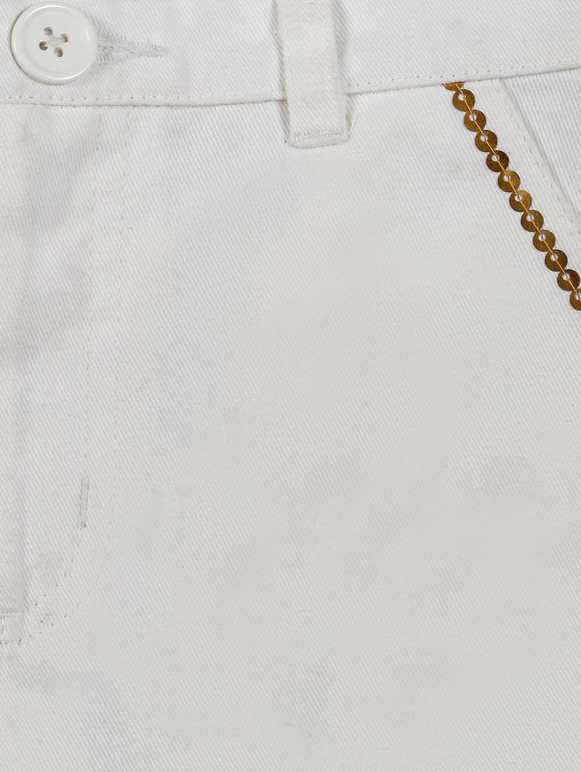 white cotton shorts - 16553054 - Zoom Image - 3