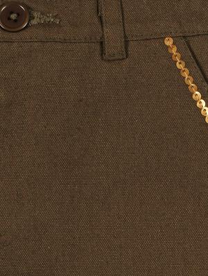 brown cotton shorts - 16553055 - Standard Image - 3