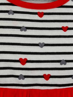 round neck striped top - 16553058 - Standard Image - 3