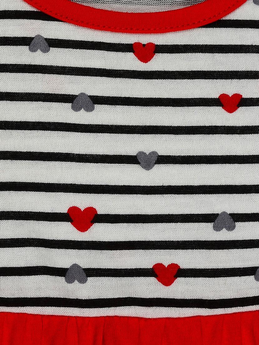 round neck striped top - 16553058 - Zoom Image - 3