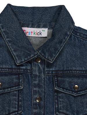 dark blue denim jacket - 16553060 - Standard Image - 3