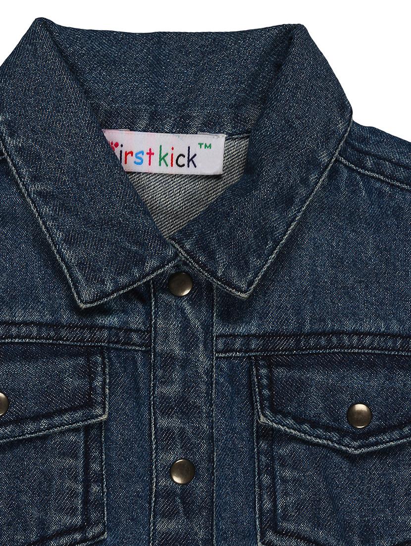 dark blue denim jacket - 16553060 - Zoom Image - 3