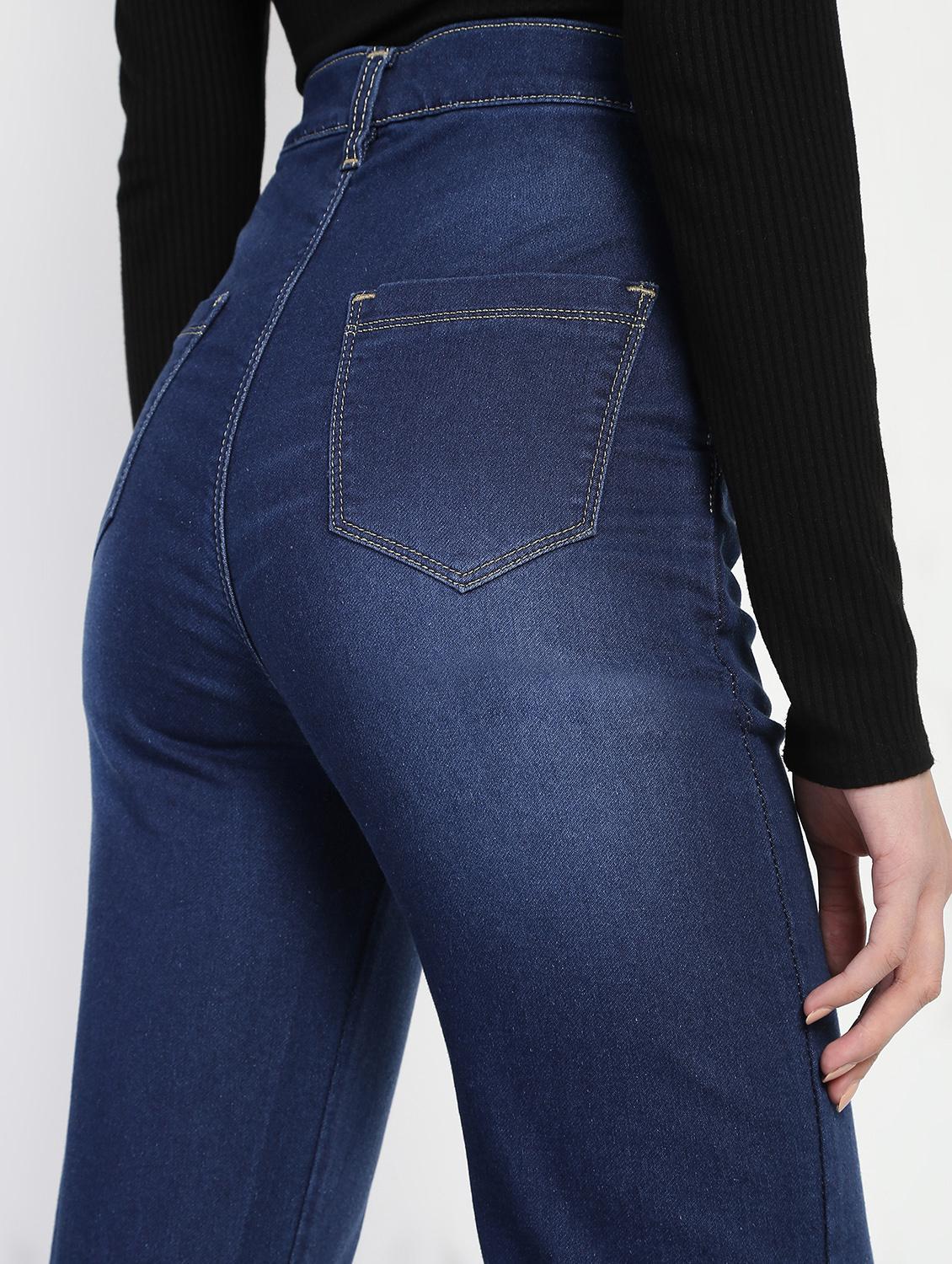 high rise stone washed jeans - 16554928 - Zoom Image - 6