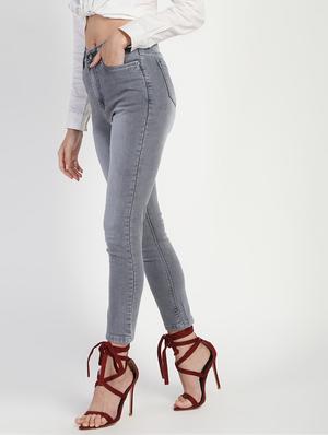 high rise stone washed jeans - 16554935 - Standard Image - 3