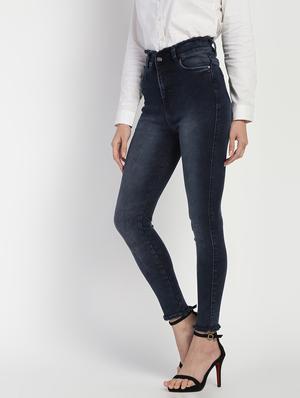 high rise stone washed jeans - 16554963 - Standard Image - 3