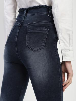 high rise stone washed jeans - 16554963 - Standard Image - 6