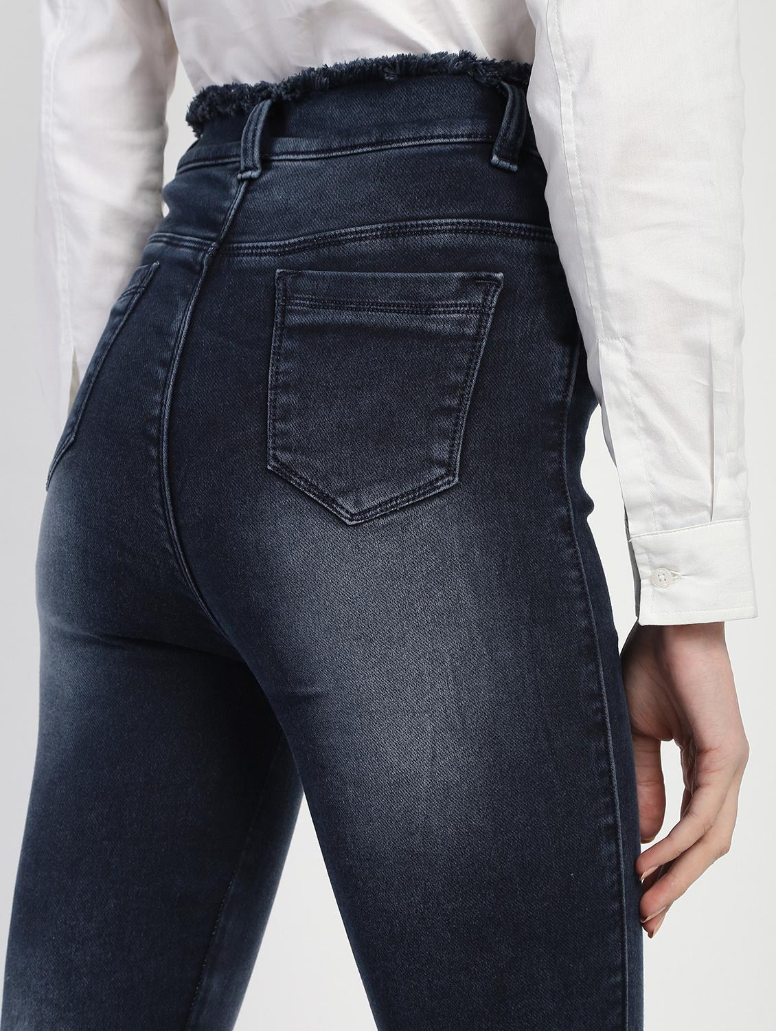 high rise stone washed jeans - 16554963 - Zoom Image - 6