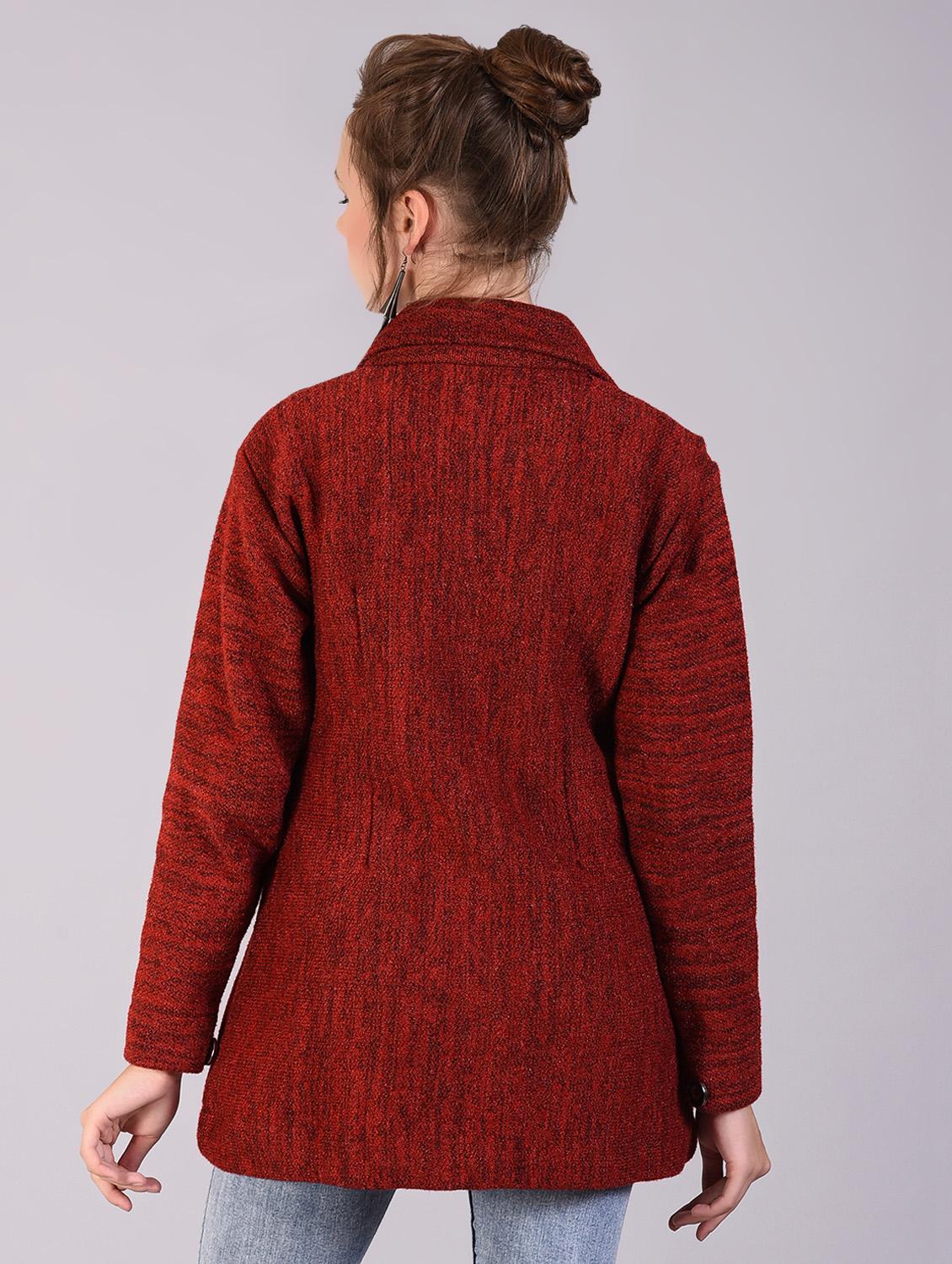 long sleeved wool cardigan - 16556923 - Zoom Image - 3