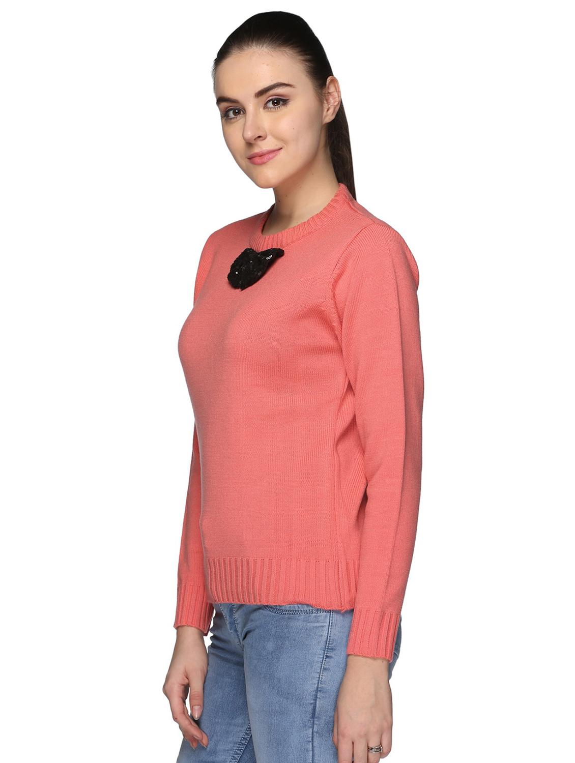 bow patch long sleeved pullover - 16557080 - Zoom Image - 3