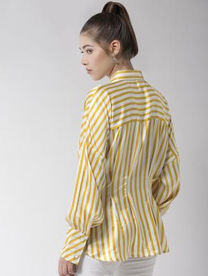 long sleeved striped top - 16558161 - Standard Image - 3