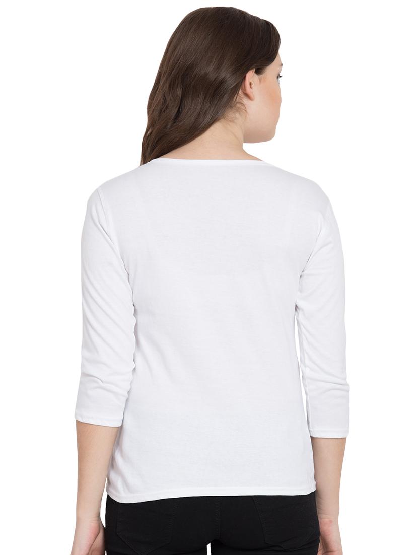 round neck solid tee - 16559392 - Zoom Image - 3