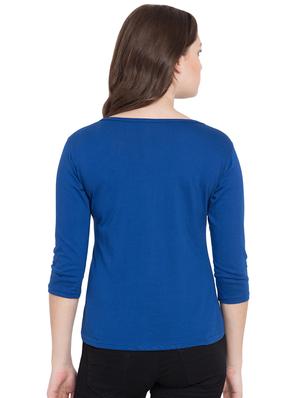 round neck solid tee - 16559398 - Standard Image - 3