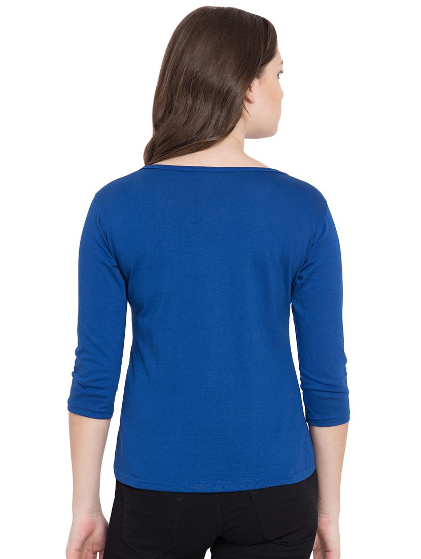round neck solid tee - 16559398 - Zoom Image - 3