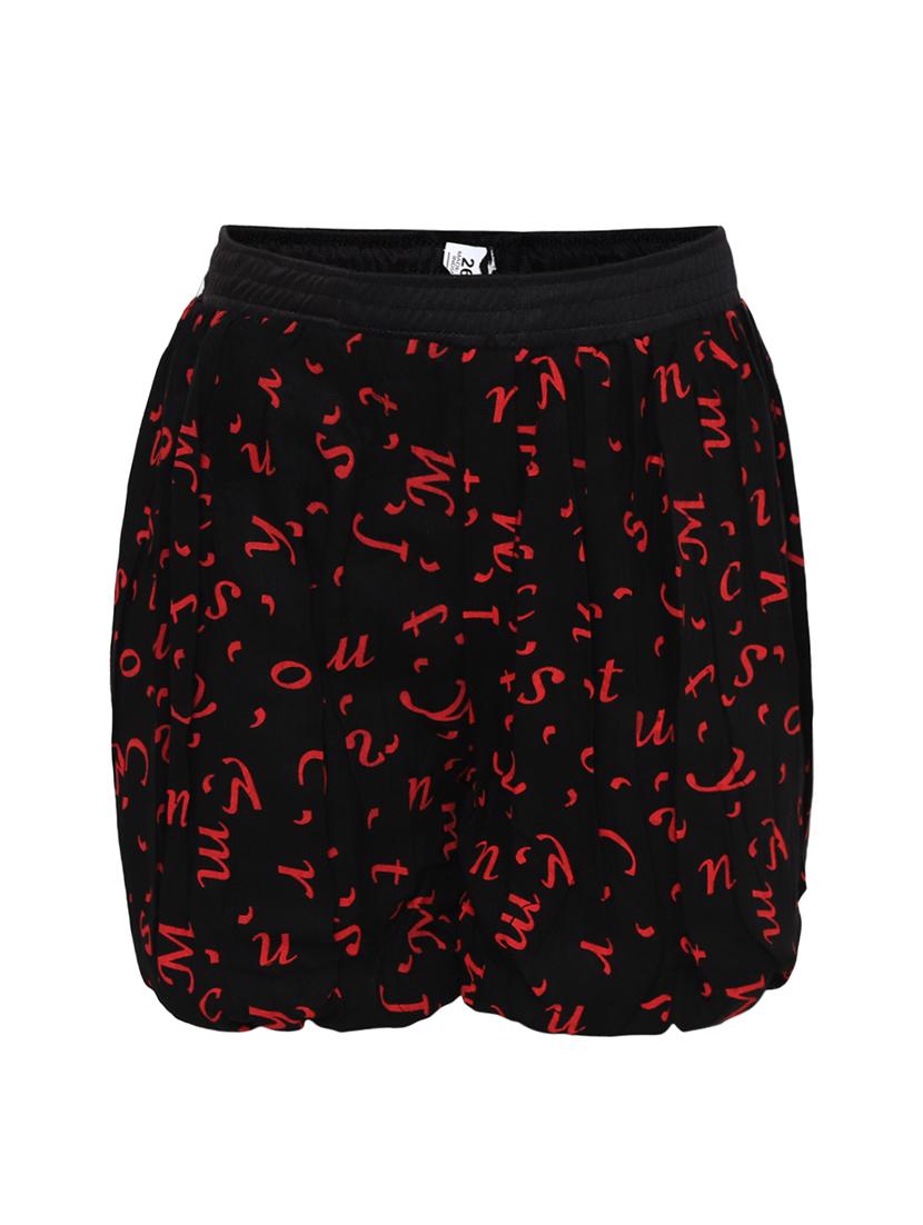 red cotton shorts set - 16559599 - Zoom Image - 3