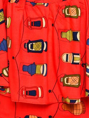 red cotton dress - 16559639 - Standard Image - 3