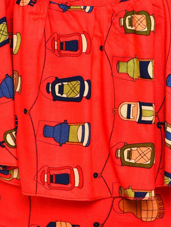 red cotton dress - 16559639 - Zoom Image - 3