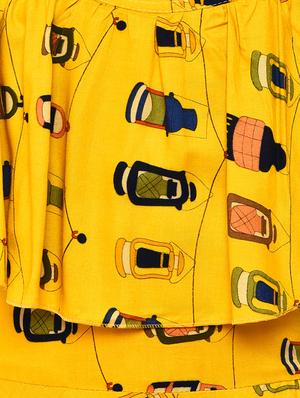 yellow cotton dress - 16559640 - Standard Image - 3