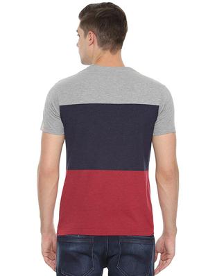multi colored color block cut & sew pocket t-shirt - 16560170 - Standard Image - 3