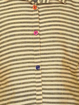 yellow cotton regular kurti - 16560271 - Standard Image - 3