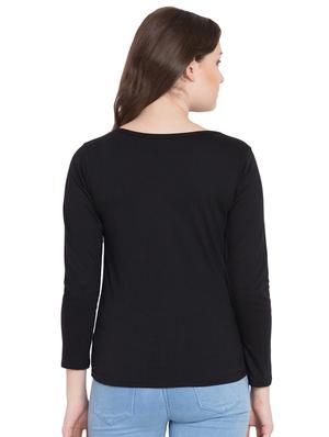 round neck long sleeved tee - 16560837 - Standard Image - 3