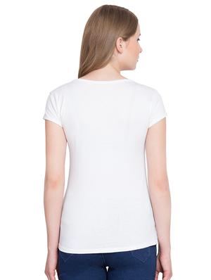 round neck solid tee - 16561079 - Standard Image - 3