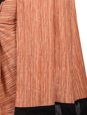 printed handloom saree with blouse - 16561496 - Standard Image - 3