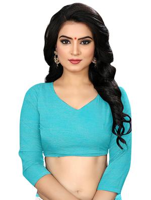 ruffle fusion saree with blouse - 16561519 - Standard Image - 3