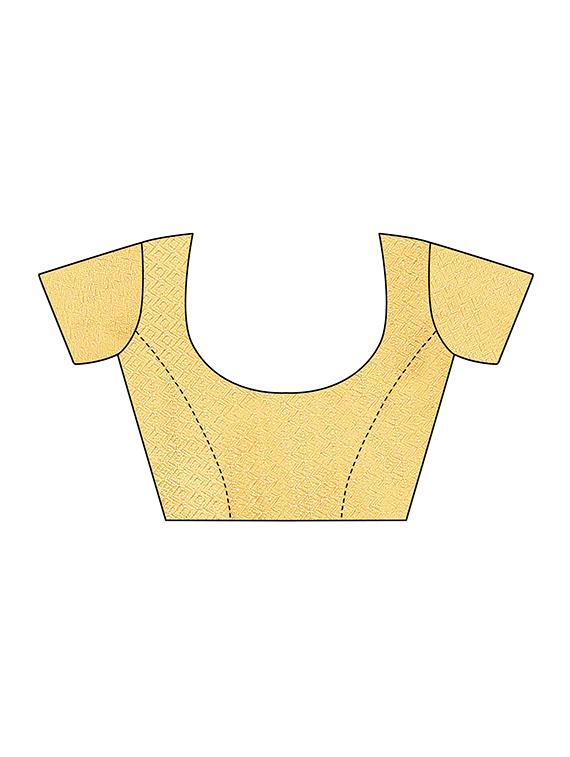 leheriya bordered saree with blouse - 16561533 - Zoom Image - 3