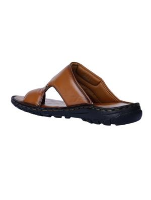 liberty tan leather slip on sandals - 16561862 - Standard Image - 3