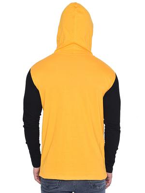 yellow color block t-shirt - 16562343 - Standard Image - 3