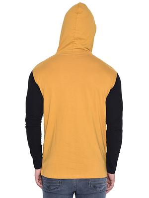 yellow color block t-shirt - 16562347 - Standard Image - 3