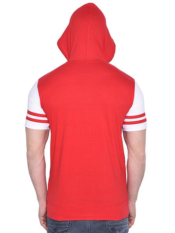 red color block t-shirt - 16562349 - Zoom Image - 3