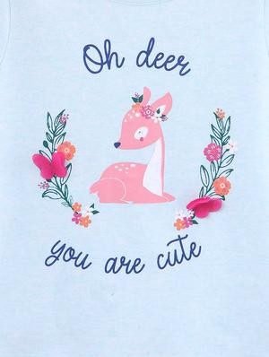 round neck quirky print top - 16563063 - Standard Image - 3