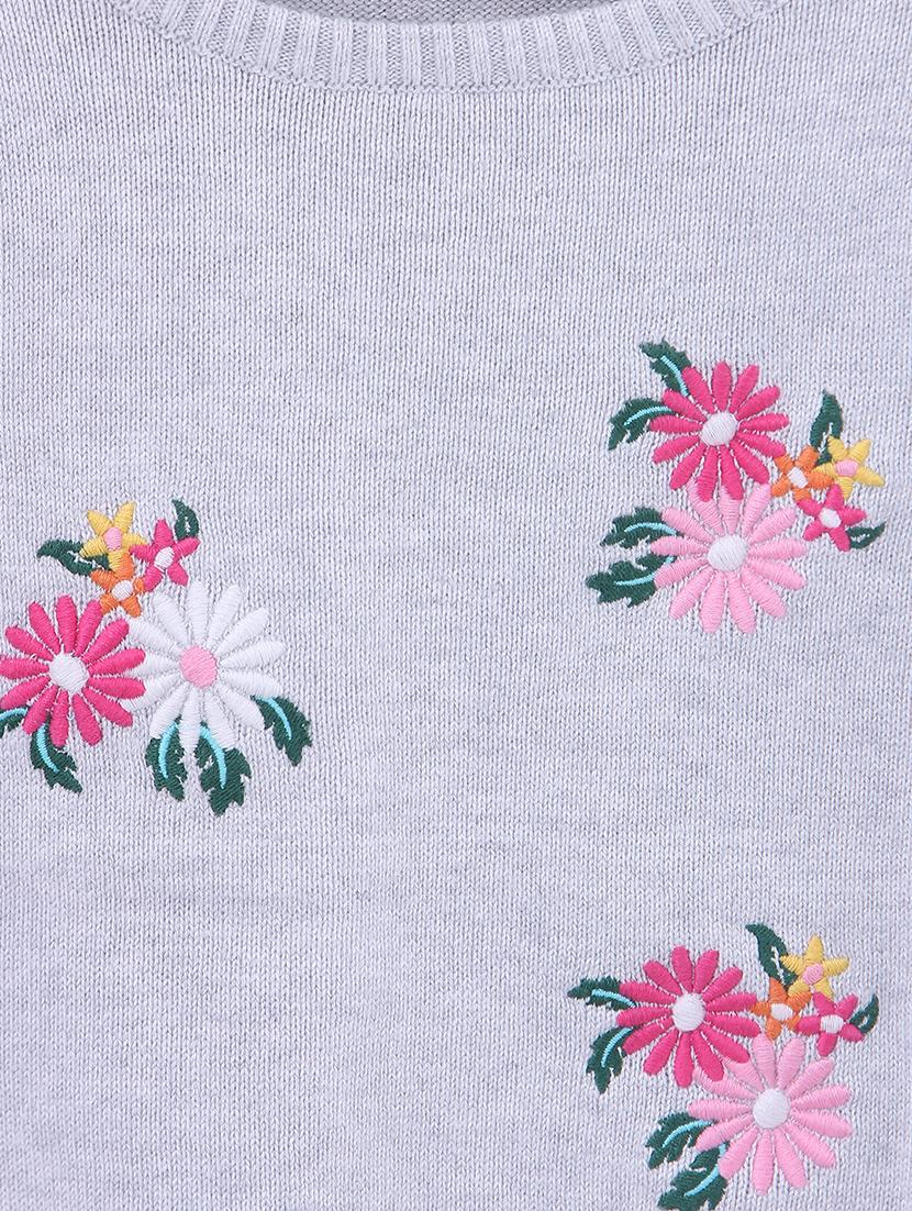 grey cotton regular sweater - 16563064 - Zoom Image - 3