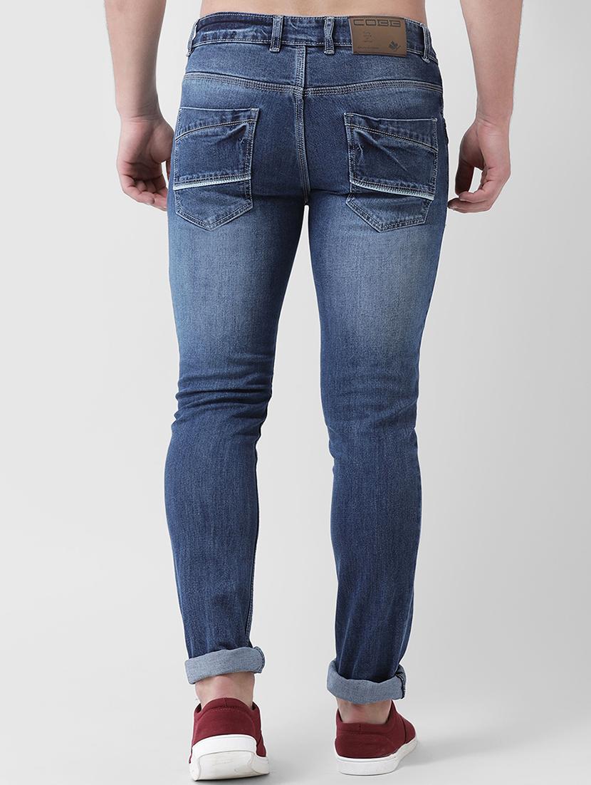 blue heavy washed denim jeans - 16563230 - Zoom Image - 3