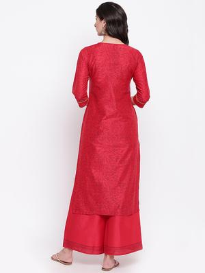 floral kurta palazzo set - 16564222 - Standard Image - 3
