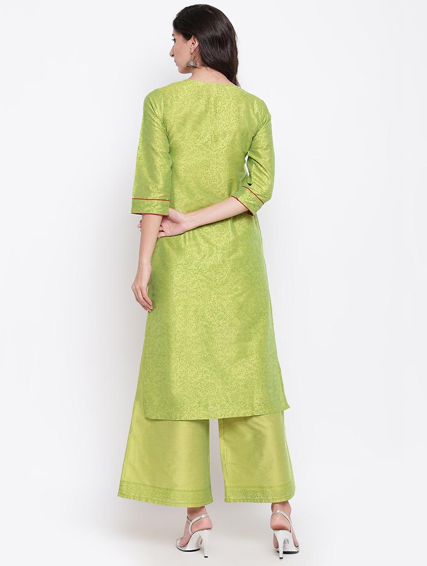 contrast kurta palazzo set - 16564223 - Zoom Image - 3