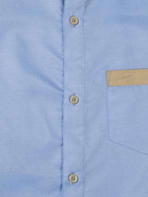 blue polyester shirt - 16564785 - Standard Image - 3