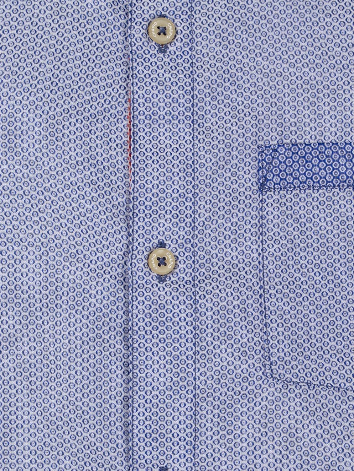 blue polyester shirt - 16564786 - Zoom Image - 3