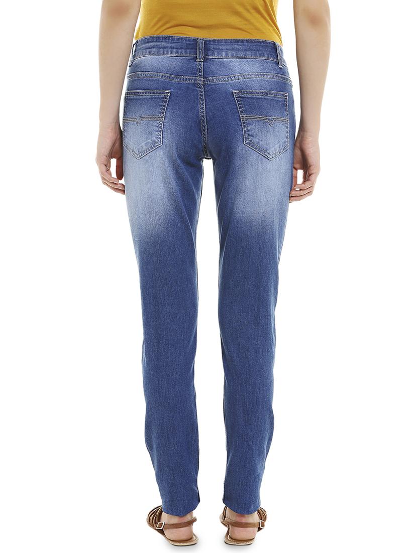 embroidered detail jeans - 16565342 - Zoom Image - 3
