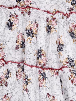 white cotton frock - 16565822 - Standard Image - 3
