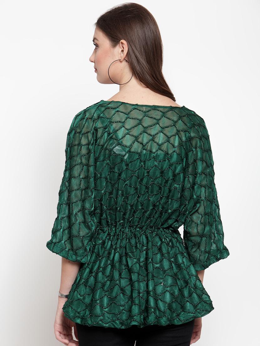 drawstring kimono sleeved top - 16566370 - Zoom Image - 3
