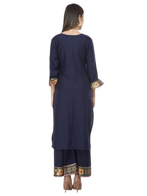 solid kurta dupatta set - 16567627 - Standard Image - 3
